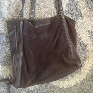 Large Ugg Suede bucket bag